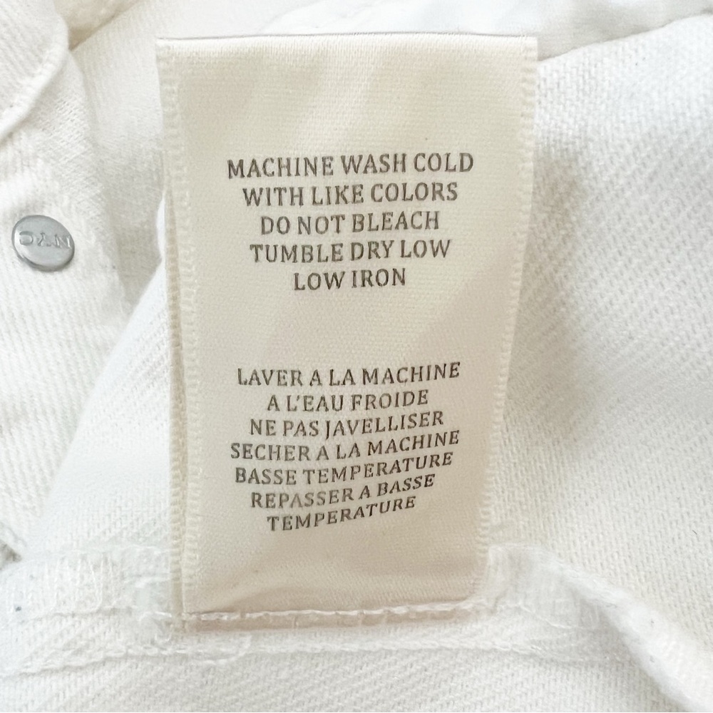 Blank NYC white denim trucker jacket size medium - Picture 9 of 9